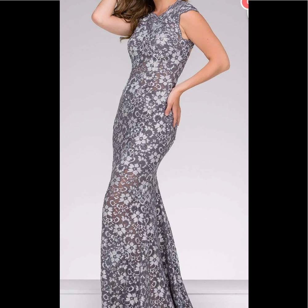 Jovani dress. Color is Charcoal. Size 10.